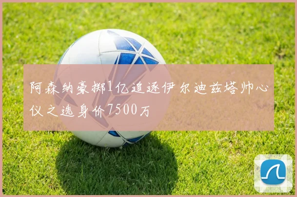 阿森纳豪掷1亿追逐伊尔迪兹塔帅心仪之选身价7500万